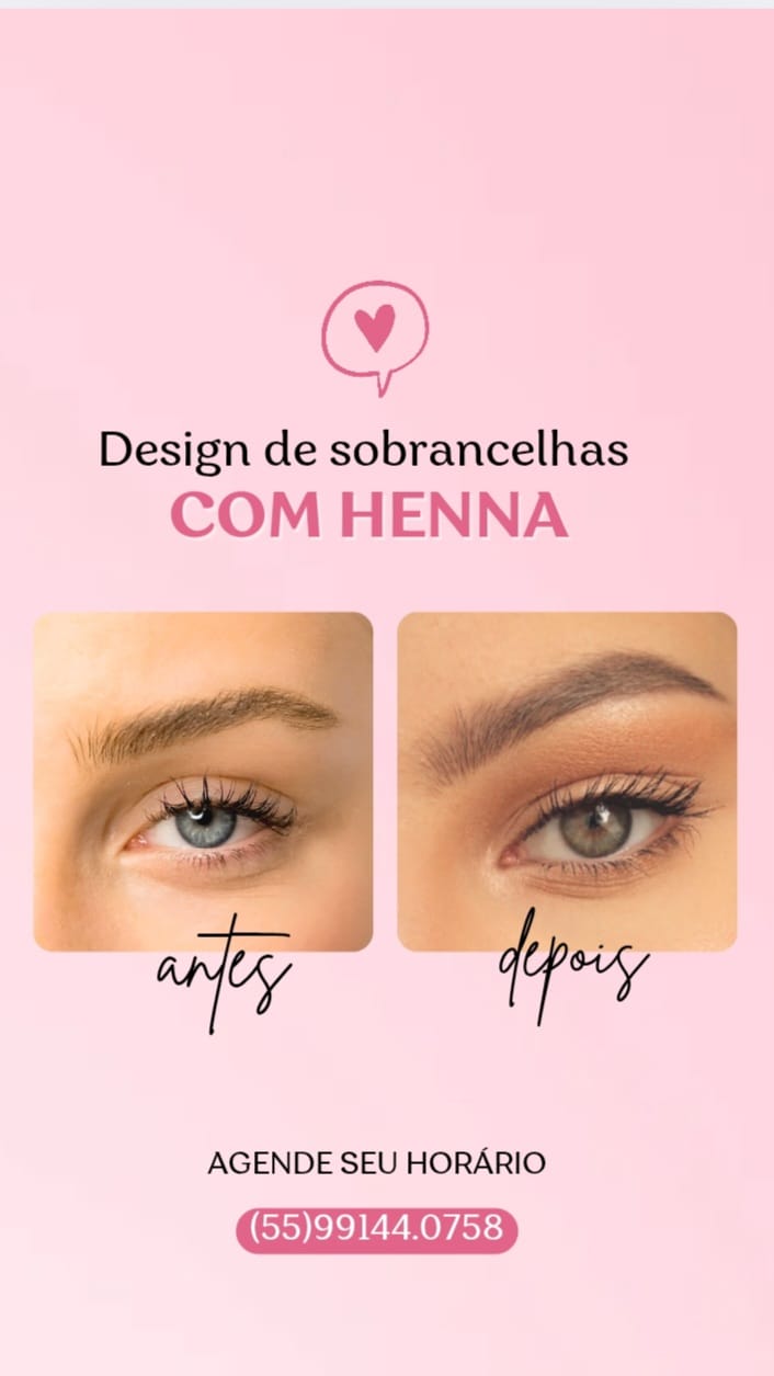 Design De Sobrancelhas Com Henna